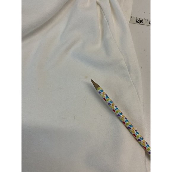 UNDER THE CANOPY Organic Cotton Womens Robe S/M White Long Sleeve Belt - Picture 4 of 9